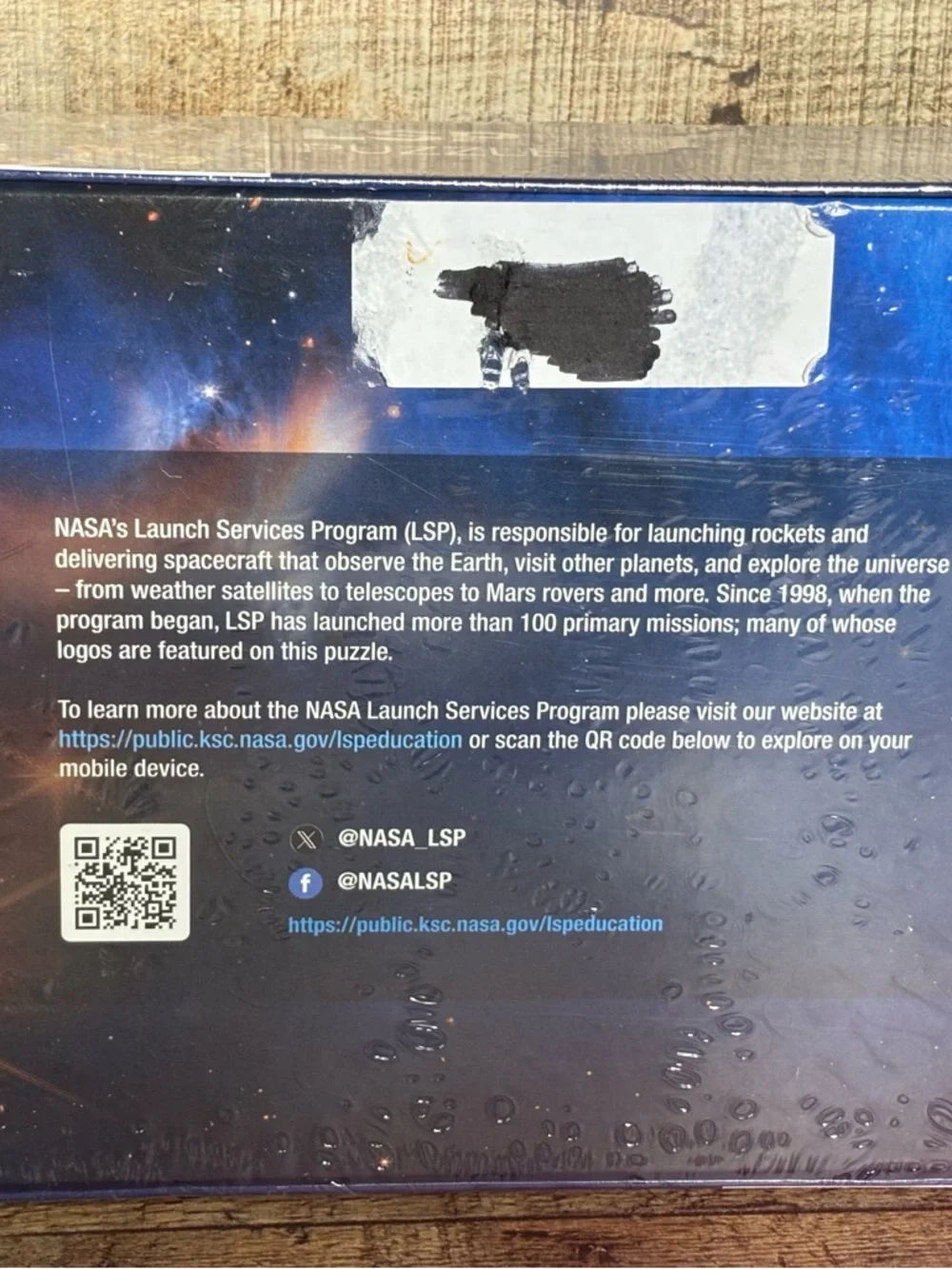NASA LSP Launch Services Program EARTH'S BRIDGE TO SPACE 100 Pc Jigsaw Puzzle